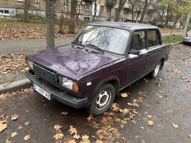 Фиолетовый ВАЗ 2107, объемом двигателя 1.5 л и пробегом 60 тыс. км за 599 $, фото 1 на Automoto.ua