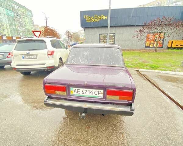 Фиолетовый ВАЗ 2107, объемом двигателя 1.45 л и пробегом 100 тыс. км за 800 $, фото 2 на Automoto.ua