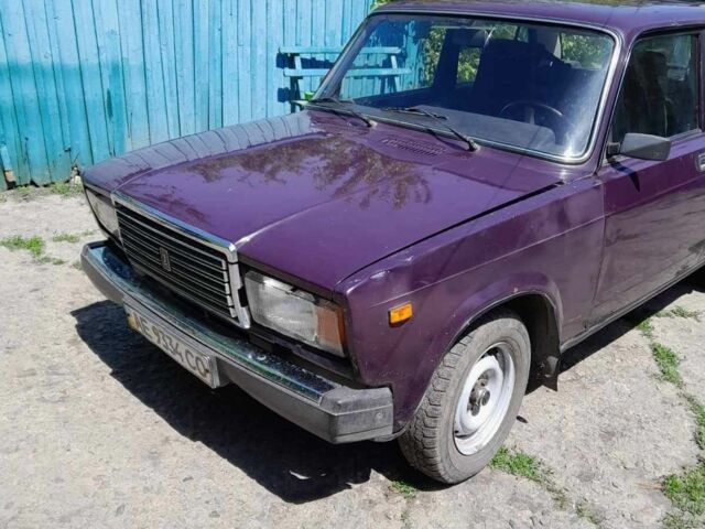 Фиолетовый ВАЗ 2107, объемом двигателя 1.5 л и пробегом 98 тыс. км за 1200 $, фото 1 на Automoto.ua