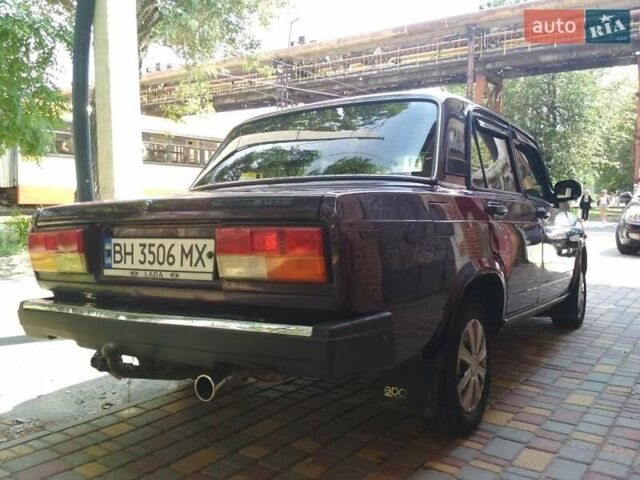 Фиолетовый ВАЗ 2107, объемом двигателя 1.5 л и пробегом 50 тыс. км за 1350 $, фото 5 на Automoto.ua