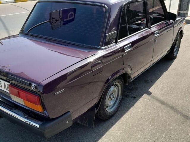 Фиолетовый ВАЗ 2107, объемом двигателя 1.5 л и пробегом 121 тыс. км за 1700 $, фото 2 на Automoto.ua