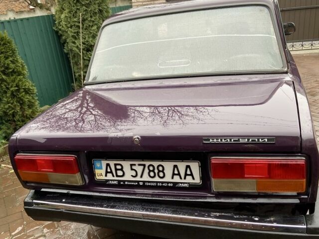 Фиолетовый ВАЗ 2107, объемом двигателя 1.5 л и пробегом 90 тыс. км за 1500 $, фото 6 на Automoto.ua