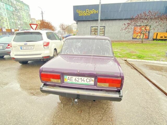Фиолетовый ВАЗ 2107, объемом двигателя 1.5 л и пробегом 100 тыс. км за 800 $, фото 2 на Automoto.ua
