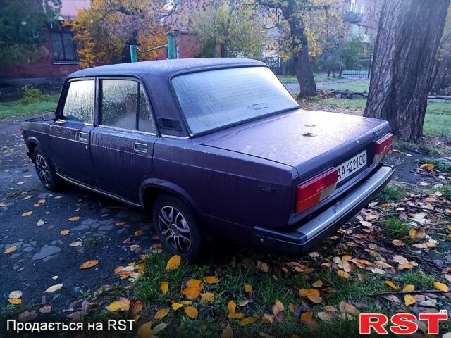 Фиолетовый ВАЗ 2107, объемом двигателя 1.5 л и пробегом 140 тыс. км за 600 $, фото 2 на Automoto.ua