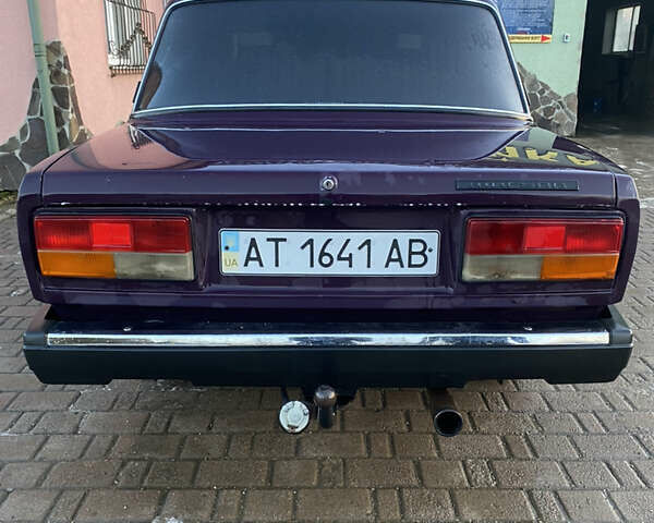 Фиолетовый ВАЗ 2107, объемом двигателя 1.5 л и пробегом 65 тыс. км за 1200 $, фото 4 на Automoto.ua