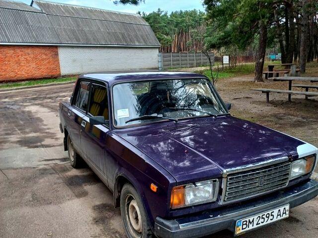 Фиолетовый ВАЗ 2107, объемом двигателя 1.5 л и пробегом 90 тыс. км за 1450 $, фото 1 на Automoto.ua