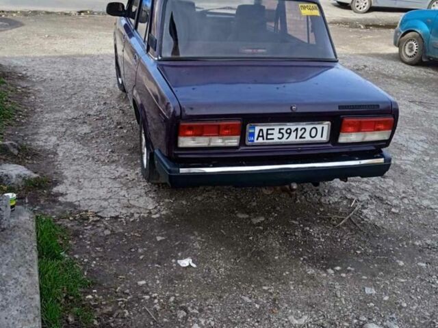 Фиолетовый ВАЗ 2107, объемом двигателя 1.5 л и пробегом 100 тыс. км за 1300 $, фото 1 на Automoto.ua