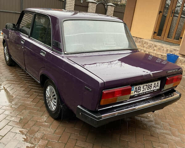 Фіолетовий ВАЗ 2107, об'ємом двигуна 1.45 л та пробігом 85 тис. км за 1200 $, фото 3 на Automoto.ua