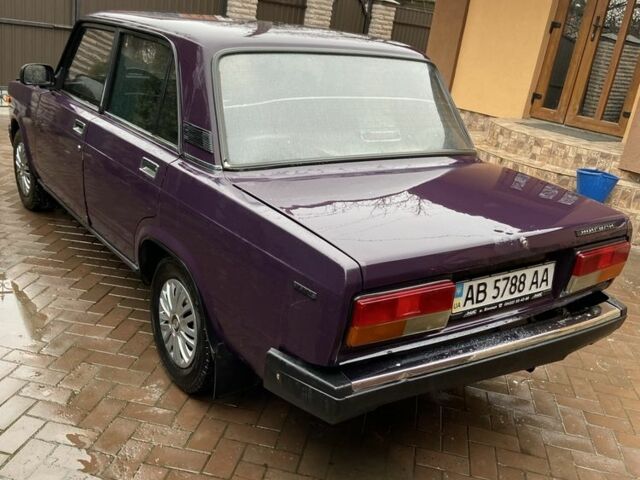 Фиолетовый ВАЗ 2107, объемом двигателя 1.5 л и пробегом 90 тыс. км за 1500 $, фото 4 на Automoto.ua