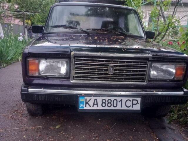 Фиолетовый ВАЗ 2107, объемом двигателя 1.5 л и пробегом 85 тыс. км за 714 $, фото 3 на Automoto.ua