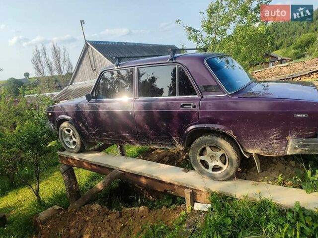 Фиолетовый ВАЗ 2107, объемом двигателя 1.5 л и пробегом 53 тыс. км за 650 $, фото 1 на Automoto.ua