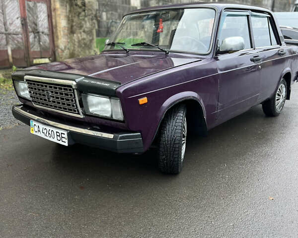 Фиолетовый ВАЗ 2107, объемом двигателя 1.5 л и пробегом 75 тыс. км за 1250 $, фото 1 на Automoto.ua