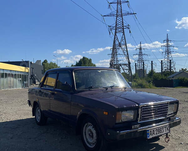 Фиолетовый ВАЗ 2107, объемом двигателя 1.5 л и пробегом 180 тыс. км за 850 $, фото 3 на Automoto.ua