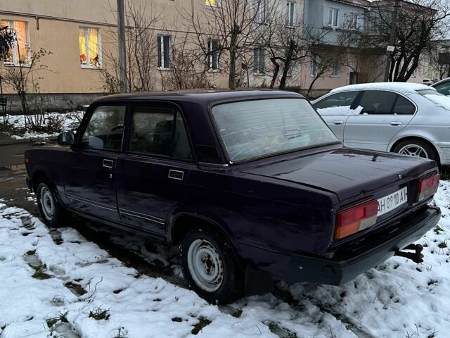 Фіолетовий ВАЗ 2107, об'ємом двигуна 1.5 л та пробігом 167 тис. км за 800 $, фото 2 на Automoto.ua