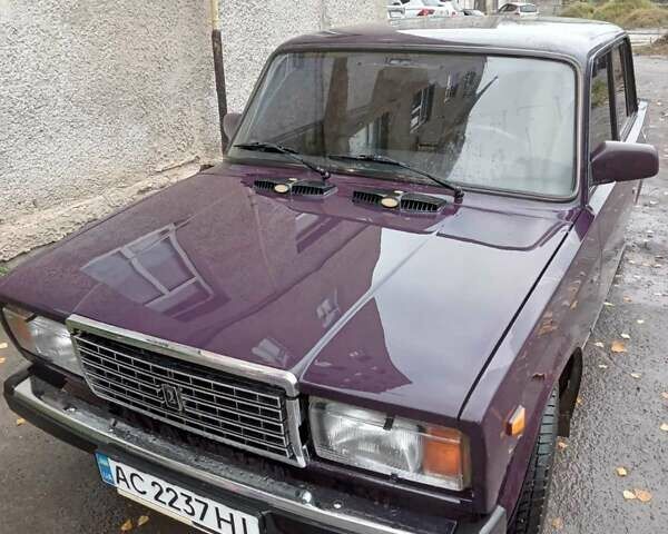 Фиолетовый ВАЗ 2107, объемом двигателя 1.5 л и пробегом 75 тыс. км за 1700 $, фото 6 на Automoto.ua