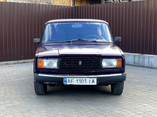 Фиолетовый ВАЗ 2107, объемом двигателя 1.5 л и пробегом 250 тыс. км за 550 $, фото 1 на Automoto.ua