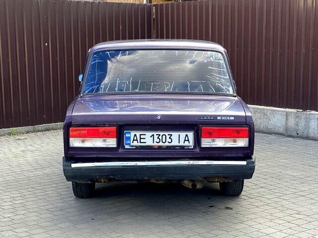 Фиолетовый ВАЗ 2107, объемом двигателя 1.5 л и пробегом 250 тыс. км за 550 $, фото 3 на Automoto.ua