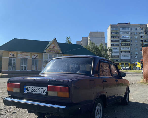 Фиолетовый ВАЗ 2107, объемом двигателя 1.5 л и пробегом 180 тыс. км за 850 $, фото 2 на Automoto.ua