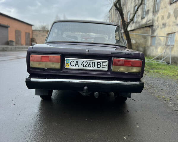 Фиолетовый ВАЗ 2107, объемом двигателя 1.5 л и пробегом 75 тыс. км за 1250 $, фото 4 на Automoto.ua