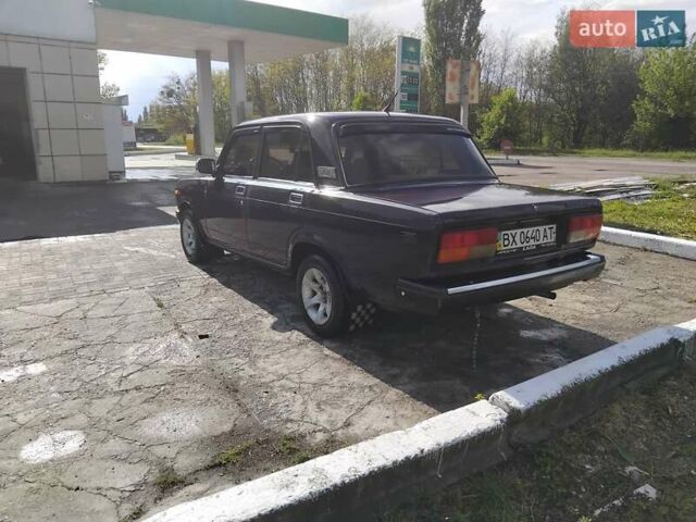 Фіолетовий ВАЗ 2107, об'ємом двигуна 1.5 л та пробігом 180 тис. км за 1150 $, фото 4 на Automoto.ua
