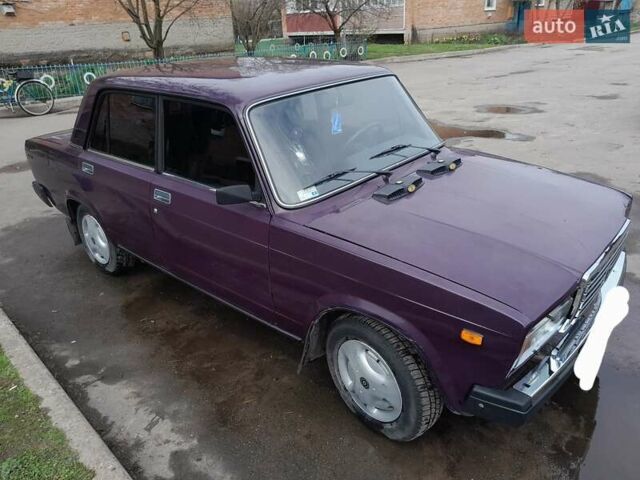 Фиолетовый ВАЗ 2107, объемом двигателя 1.5 л и пробегом 70 тыс. км за 1700 $, фото 1 на Automoto.ua