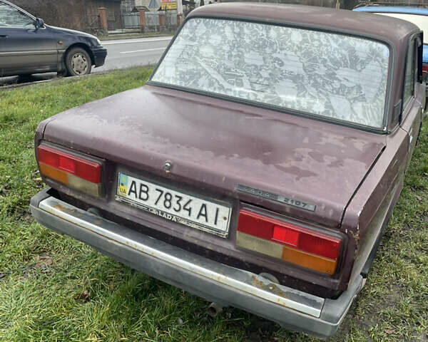 Коричневий ВАЗ 2107, об'ємом двигуна 1.5 л та пробігом 110 тис. км за 600 $, фото 3 на Automoto.ua