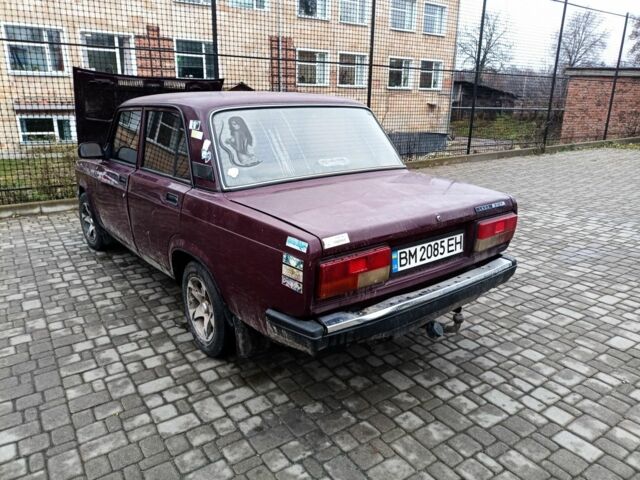 Коричневый ВАЗ 2107, объемом двигателя 1.5 л и пробегом 30 тыс. км за 800 $, фото 2 на Automoto.ua