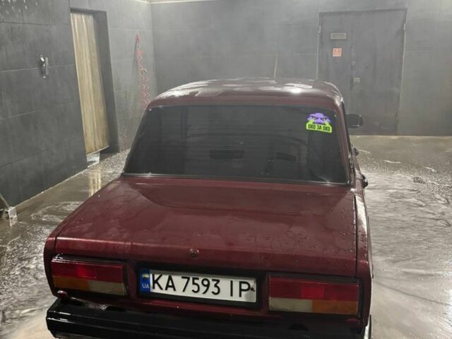 Красный ВАЗ 2107, объемом двигателя 1.6 л и пробегом 3 тыс. км за 550 $, фото 3 на Automoto.ua
