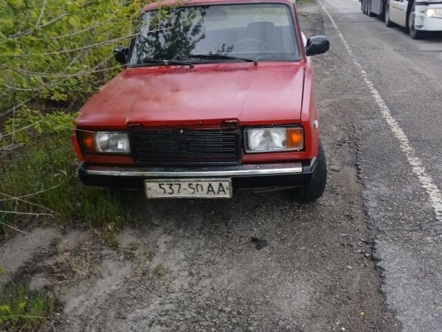 Червоний ВАЗ 2107, об'ємом двигуна 3 л та пробігом 80 тис. км за 214 $, фото 3 на Automoto.ua