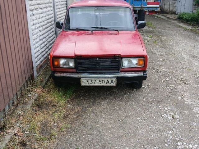 Червоний ВАЗ 2107, об'ємом двигуна 3 л та пробігом 80 тис. км за 214 $, фото 4 на Automoto.ua