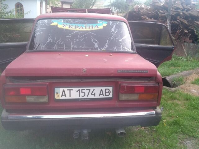 Красный ВАЗ 2107, объемом двигателя 7 л и пробегом 50 тыс. км за 500 $, фото 6 на Automoto.ua