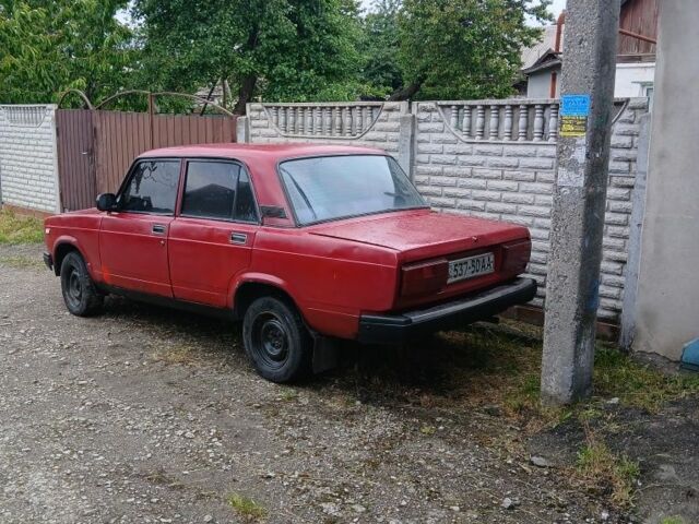 Червоний ВАЗ 2107, об'ємом двигуна 3 л та пробігом 80 тис. км за 214 $, фото 2 на Automoto.ua