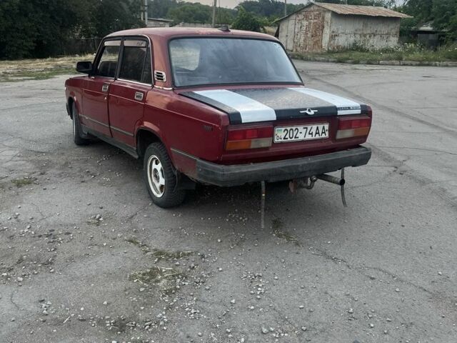 Красный ВАЗ 2107, объемом двигателя 1.6 л и пробегом 58 тыс. км за 384 $, фото 4 на Automoto.ua