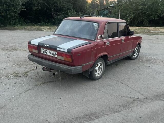 Красный ВАЗ 2107, объемом двигателя 1.6 л и пробегом 58 тыс. км за 384 $, фото 2 на Automoto.ua