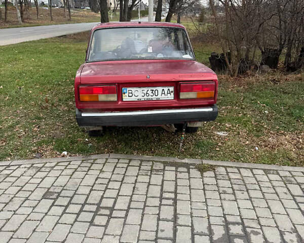 Красный ВАЗ 2107, объемом двигателя 1.5 л и пробегом 1 тыс. км за 650 $, фото 4 на Automoto.ua