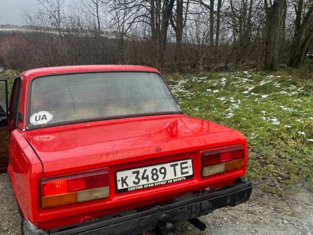 Красный ВАЗ 2107, объемом двигателя 1.5 л и пробегом 100 тыс. км за 600 $, фото 6 на Automoto.ua