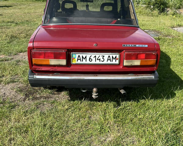 Червоний ВАЗ 2107, об'ємом двигуна 1.5 л та пробігом 41 тис. км за 1000 $, фото 5 на Automoto.ua