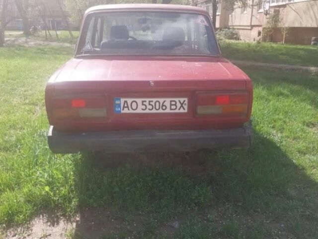 Красный ВАЗ 2107, объемом двигателя 1.5 л и пробегом 51 тыс. км за 350 $, фото 4 на Automoto.ua