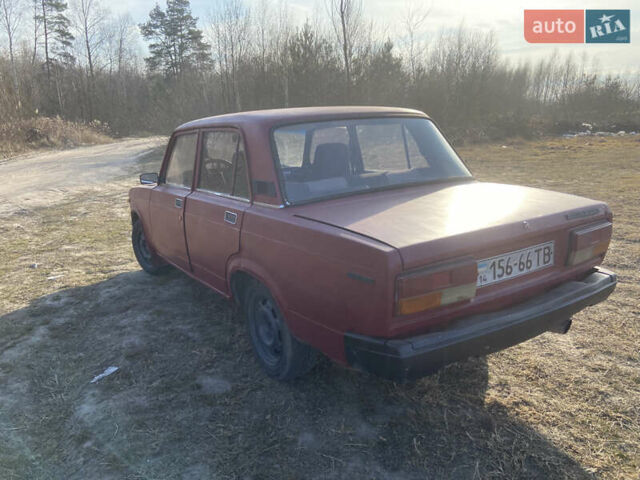 Красный ВАЗ 2107, объемом двигателя 1.5 л и пробегом 240 тыс. км за 400 $, фото 9 на Automoto.ua