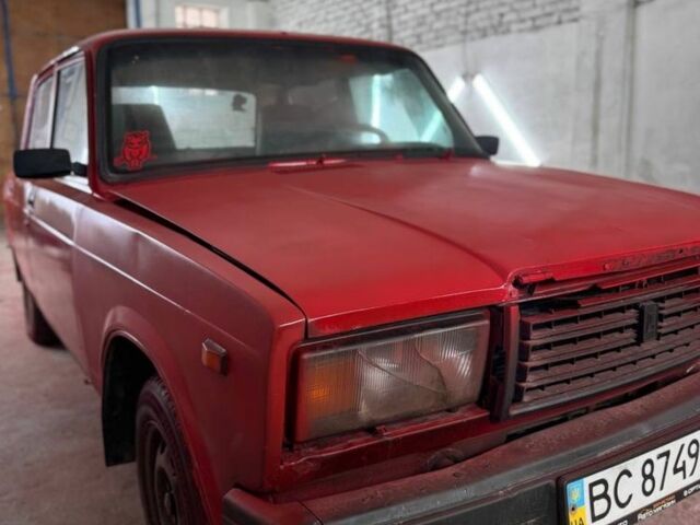 Красный ВАЗ 2107, объемом двигателя 1.5 л и пробегом 100 тыс. км за 156 $, фото 3 на Automoto.ua