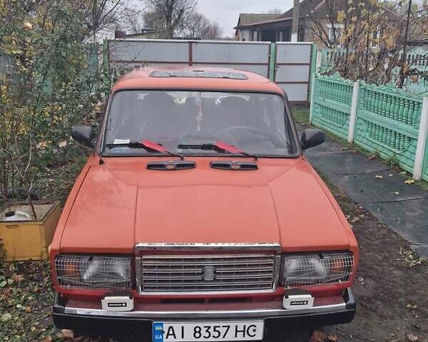Красный ВАЗ 2107, объемом двигателя 1.45 л и пробегом 250 тыс. км за 1600 $, фото 6 на Automoto.ua