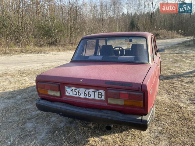 Красный ВАЗ 2107, объемом двигателя 1.5 л и пробегом 240 тыс. км за 400 $, фото 6 на Automoto.ua