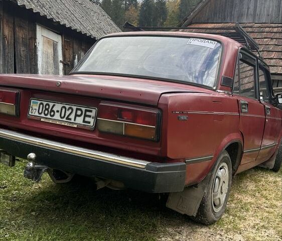 ВАЗ 2107 1987 в Хусте на Automoto.ua Красный ВАЗ 2107, объемом двигателя 1.3 л и пробегом 78 тыс. км за 600 $, фото 2 на Automoto.ua