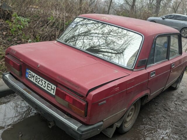 Красный ВАЗ 2107, объемом двигателя 1.5 л и пробегом 9 тыс. км за 300 $, фото 4 на Automoto.ua