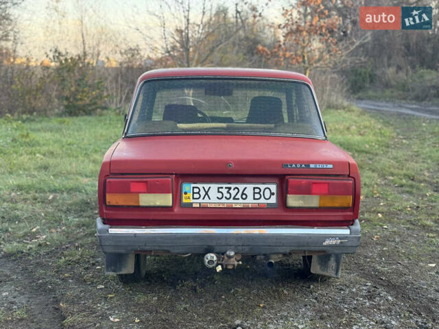Красный ВАЗ 2107, объемом двигателя 1.6 л и пробегом 77 тыс. км за 1199 $, фото 4 на Automoto.ua