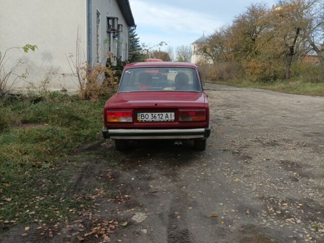 ВАЗ 2107 1987 в Черткове на Automoto.ua Красный ВАЗ 2107, объемом двигателя 1.3 л и пробегом 75 тыс. км за 600 $, фото 8 на Automoto.ua