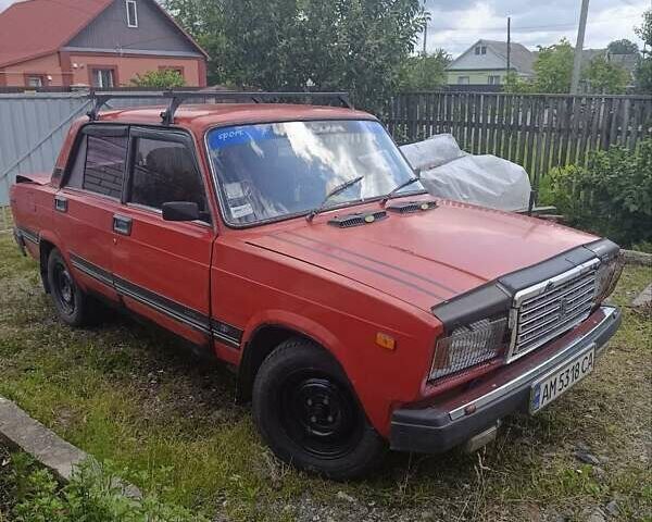Красный ВАЗ 2107, объемом двигателя 1.29 л и пробегом 255 тыс. км за 800 $, фото 6 на Automoto.ua