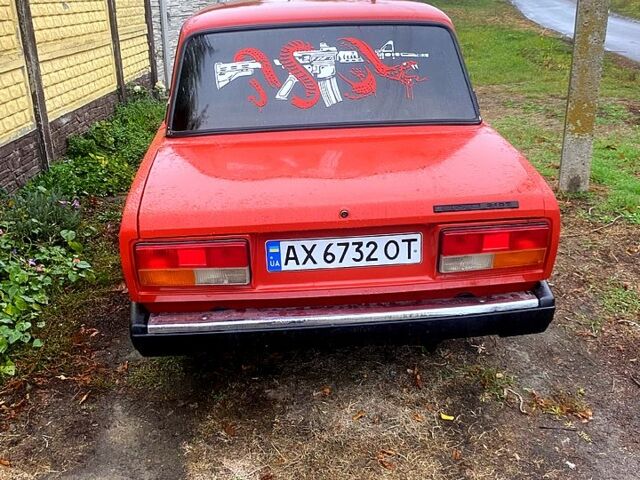 Красный ВАЗ 2107, объемом двигателя 1.5 л и пробегом 148 тыс. км за 900 $, фото 2 на Automoto.ua