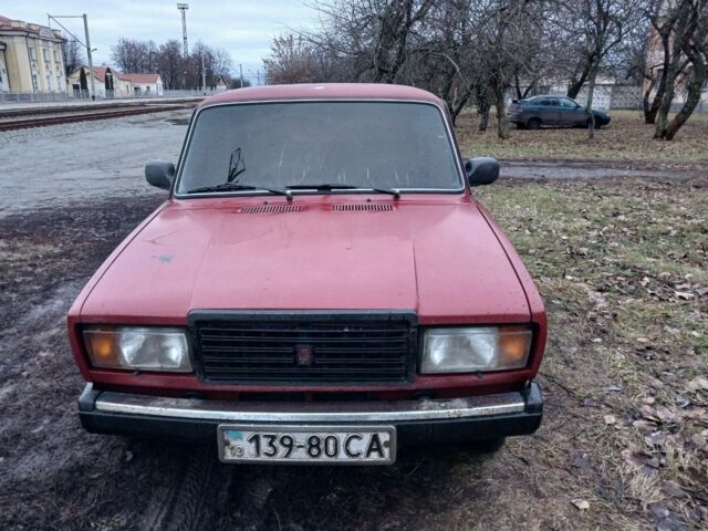 Червоний ВАЗ 2107, об'ємом двигуна 1 л та пробігом 225 тис. км за 594 $, фото 2 на Automoto.ua