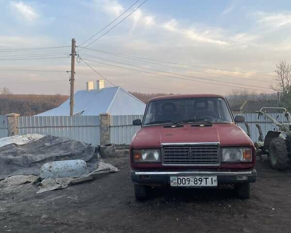 Червоний ВАЗ 2107, об'ємом двигуна 1.3 л та пробігом 100 тис. км за 550 $, фото 4 на Automoto.ua